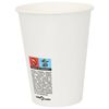 vidaXL Χάρτινα κύπελλα καφέ 1000 τεμάχια 12oz 300ml Λευκό