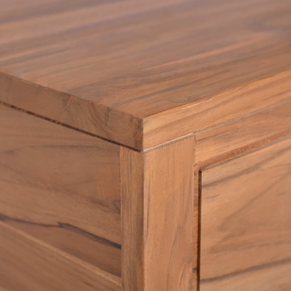 vidaXL Έπιπλο Μπάνιου/Νιπτήρα Επιτοίχιο 45x45x30 εκ. Μασίφ Ξύλο Teak