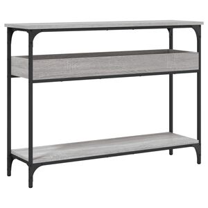 vidaXL &Tau;&rho;&alpha;&pi;έ&zeta;&iota; &Kappa;&omicron;&nu;&sigma;ό&lambda;&alpha; &mu;&epsilon; &Rho;ά&phi;&iota; &Gamma;&kappa;&rho;&iota; Sonoma 100x29x75 &epsilon;&kappa;. &Epsilon;&pi;&epsilon;&xi;&epsilon;&rho;&gamma;. &Xi;ύ&lambda;&omicron;