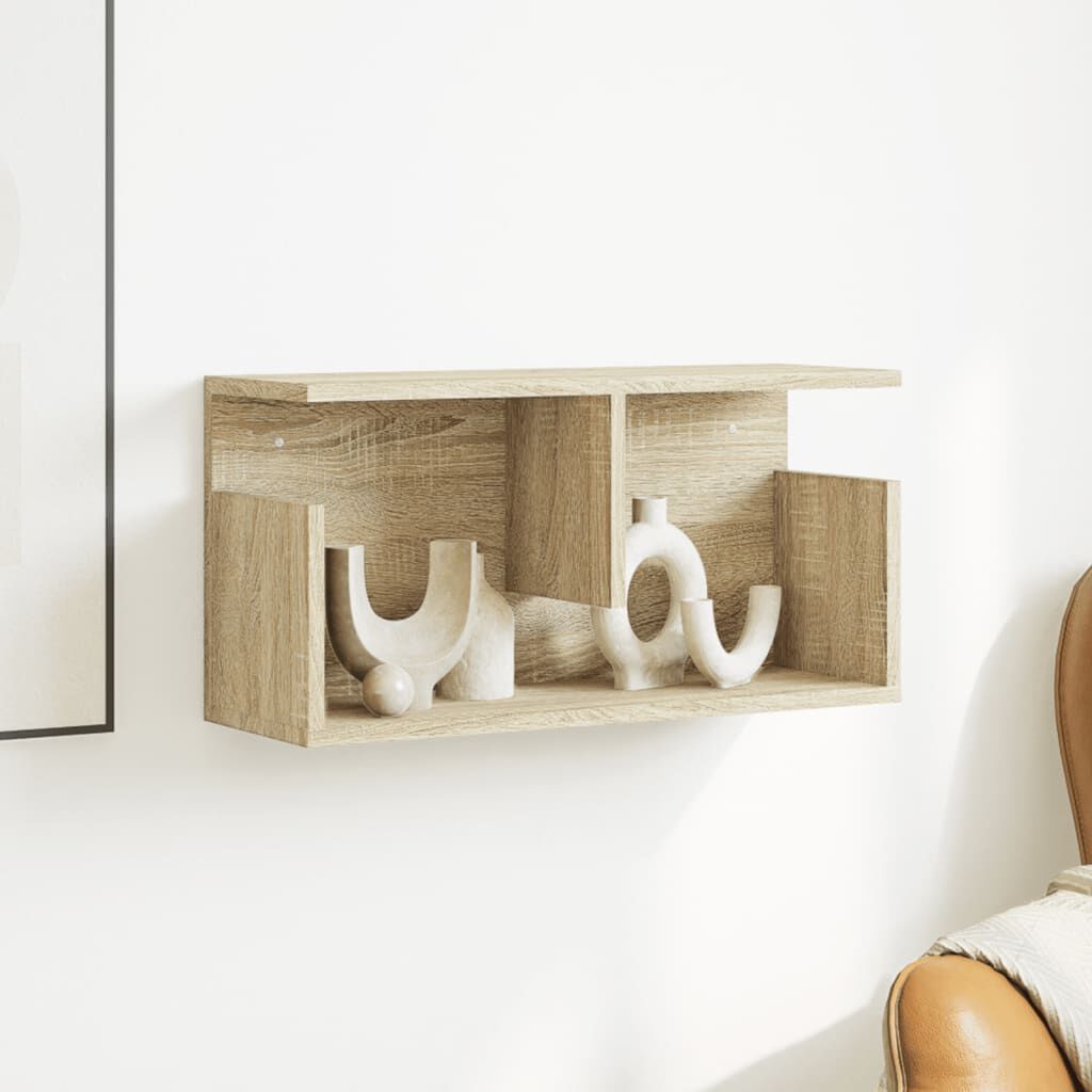 vidaXL Ντουλάπι Τοίχου Sonoma Δρυς 60x20x30 εκ. από Επεξεργασμένο Ξύλο