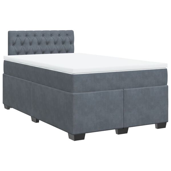 vidaXL &Kappa;&rho;&epsilon;&beta;ά&tau;&iota; Boxspring &mu;&epsilon; &Sigma;&tau;&rho;ώ&mu;&alpha; &Sigma;&kappa;&omicron;ύ&rho;&omicron; &Gamma;&kappa;&rho;&iota; 120x190 &epsilon;&kappa;. &Beta;&epsilon;&lambda;&omicron;ύ&delta;&iota;&nu;&omicron;
