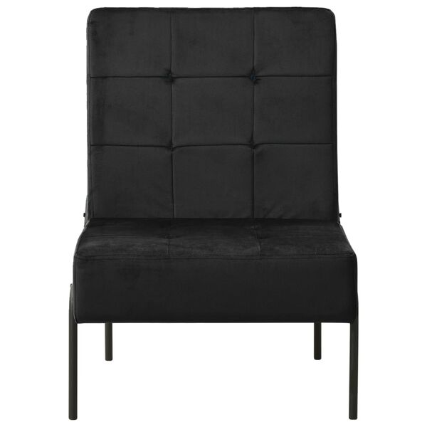 vidaXL Καρέκλα Χαλάρωσης 65 x 79 x 87 Μαύρη Βελούδινη