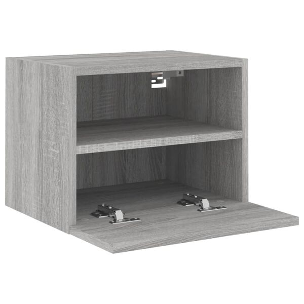 vidaXL Ντουλάπι Τοίχου Τηλεόρασης Γκρι Sonoma 40x30x30 εκ. Επεξ. Ξύλο