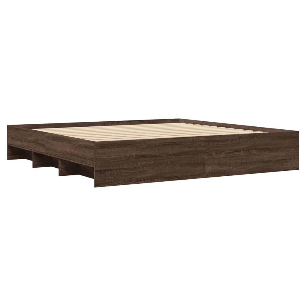 vidaXL Πλαίσιο κρεβατιού χωρίς στρώμα 180x200 εκ. Επεξεργασμένο Ξύλο