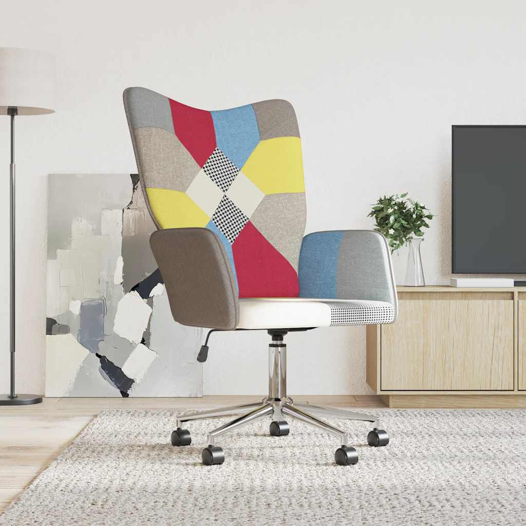 vidaXL Πολυθρόνα Relax Σχέδιο Patchwork Υφασμάτινη