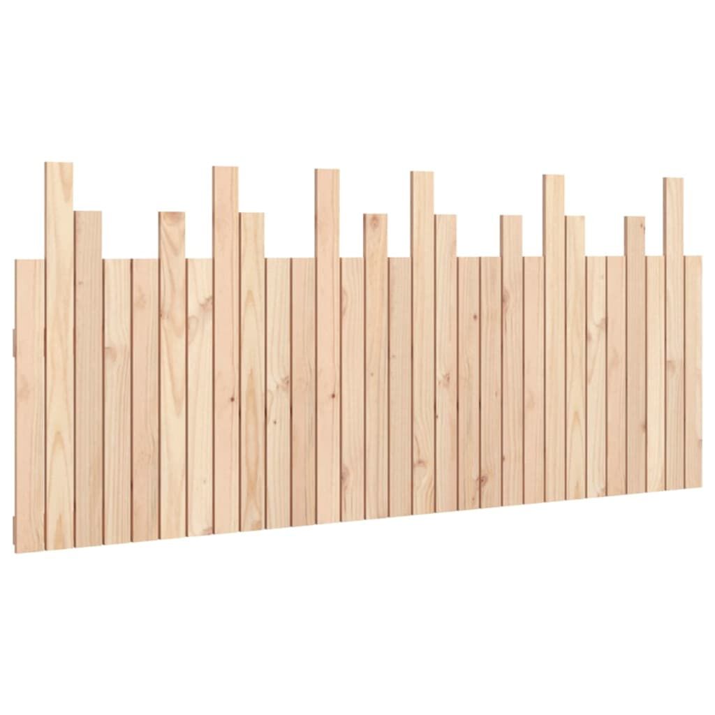 vidaXL Κεφαλάρι Τοίχου 185x3x80 εκ. από Μασίφ Ξύλο Πεύκου