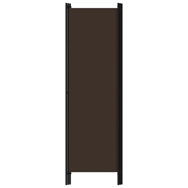 vidaXL Διαχωριστικό Δωματίου με 3 Πάνελ Καφέ 150 x 180 εκ.
