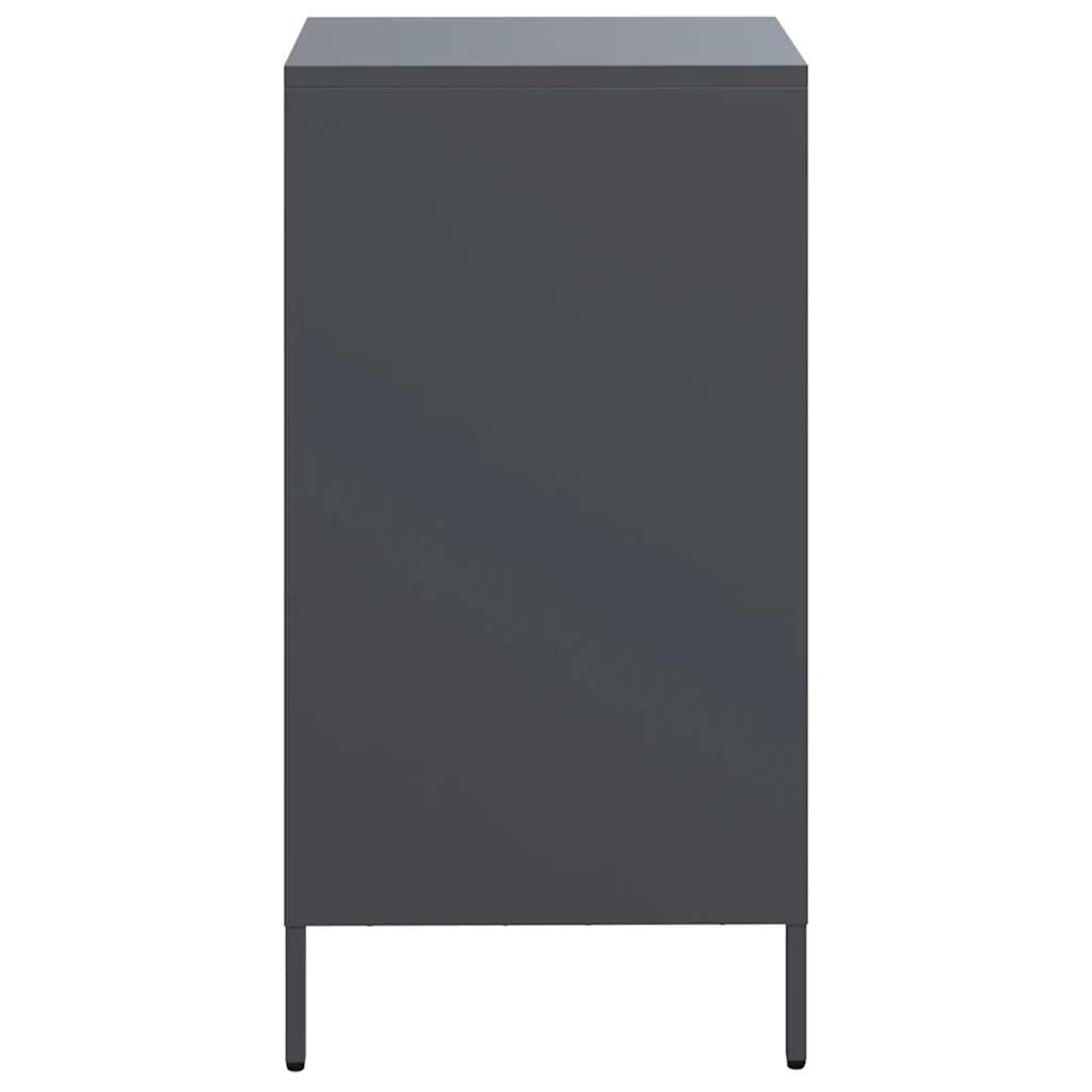 vidaXL Ντουλάπι Ανθρακί 35x39x73,5 εκ. από Χάλυβα Ψυχρής Έλασης