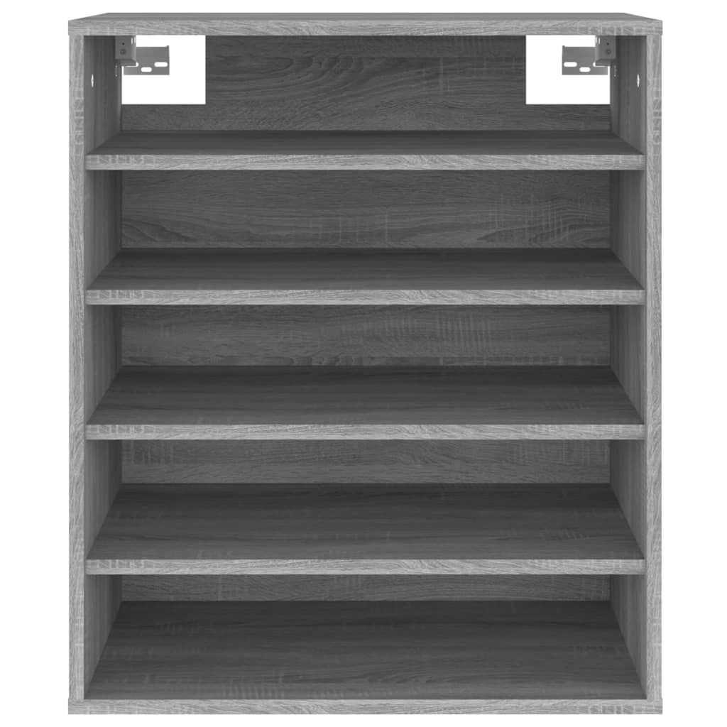 vidaXL Παπουτσοθήκη Γκρι Sonoma 60x35x70 εκ. από Επεξεργασμένο Ξύλο