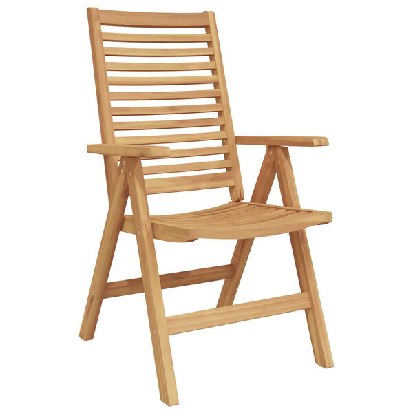 vidaXL Καρέκλα Κήπου 4 pcs Καφέ 52 x 64.5 x 108 εκ. Μασίφ ξύλο teak