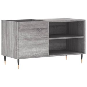 vidaXL Δισκοθήκη Γκρι Sonoma 85 x 38 x 48 εκ. από Επεξεργασμένο Ξύλο