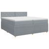 vidaXL &Kappa;&rho;&epsilon;&beta;ά&tau;&iota; box spring &mu;&epsilon; &sigma;&tau;&rho;ώ&mu;&alpha; &Alpha;&nu;&omicron;&iota;&chi;&tau;ό &gamma;&kappa;&rho;&iota; 200 x 200 cm Ύ&phi;&alpha;&sigma;&mu;&alpha;