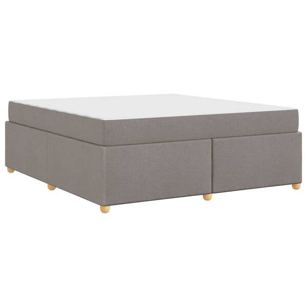 vidaXL Σκελετός Κρεβατιού Άλλο Taupe 180 x 200 cm ύφασμα