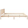 vidaXL Σκελετός Κρεβατιού Καφέ 180 x 210 cm Μασίφ ξύλο πεύκου