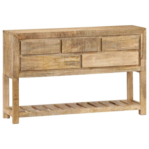 vidaXL Κονσόλα 120 x 30 x 75 εκ. από Μασίφ Ξύλο Μάνγκο
