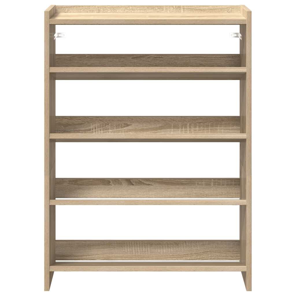 Ράφι παπουτσιών vidaXL Sonoma Oak 60x25x81 cm Κατασκευασμένο ξύλο