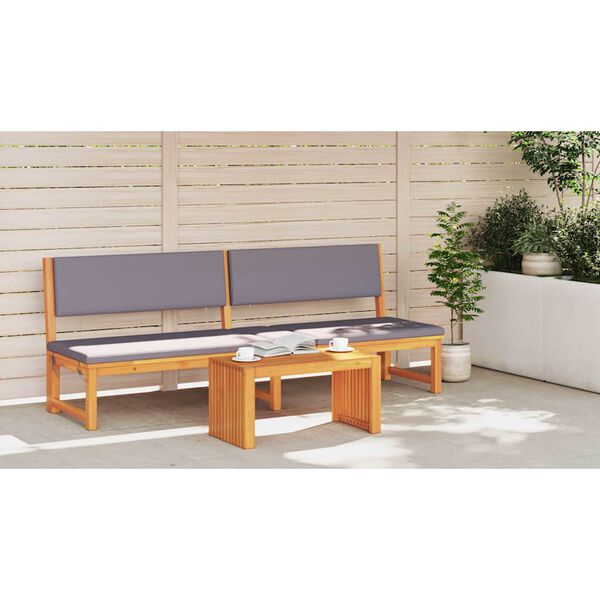 vidaXL Τραπεζάκι σαλονιού Καφέ 70 x 35 x 35 cm Μασίφ ξύλο ακακίας