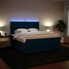 vidaXL &Kappa;&rho;&epsilon;&beta;ά&tau;&iota; Boxspring &mu;&epsilon; &Sigma;&tau;&rho;ώ&mu;&alpha; &Mu;&pi;&lambda;&epsilon; 200x200 &epsilon;&kappa;. &Beta;&epsilon;&lambda;&omicron;ύ&delta;&iota;&nu;&omicron;