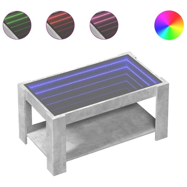 vidaXL &Tau;&rho;&alpha;&pi;&epsilon;&zeta;ά&kappa;&iota; &Sigma;&alpha;&lambda;&omicron;&nu;&iota;&omicron;ύ &mu;&epsilon; LED &Gamma;&kappa;&rho;&iota; 93x53x45 &epsilon;&kappa;. &Epsilon;&pi;&epsilon;&xi;&epsilon;&rho;&gamma;&alpha;&sigma;&mu;έ&nu;&omicron; &Xi;ύ&lambda;&omicron;