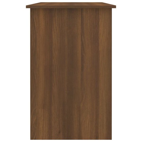 vidaXL Γραφείο Καφέ Δρυς 100x50x76 εκ. από Επεξεργασμένο Ξύλο