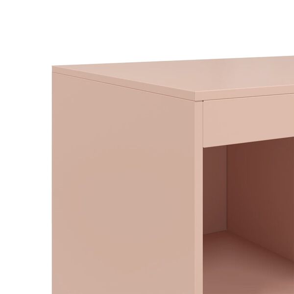 vidaXL Ραφιέρα Ροζ 67x39x95 εκ. από Ατσάλι