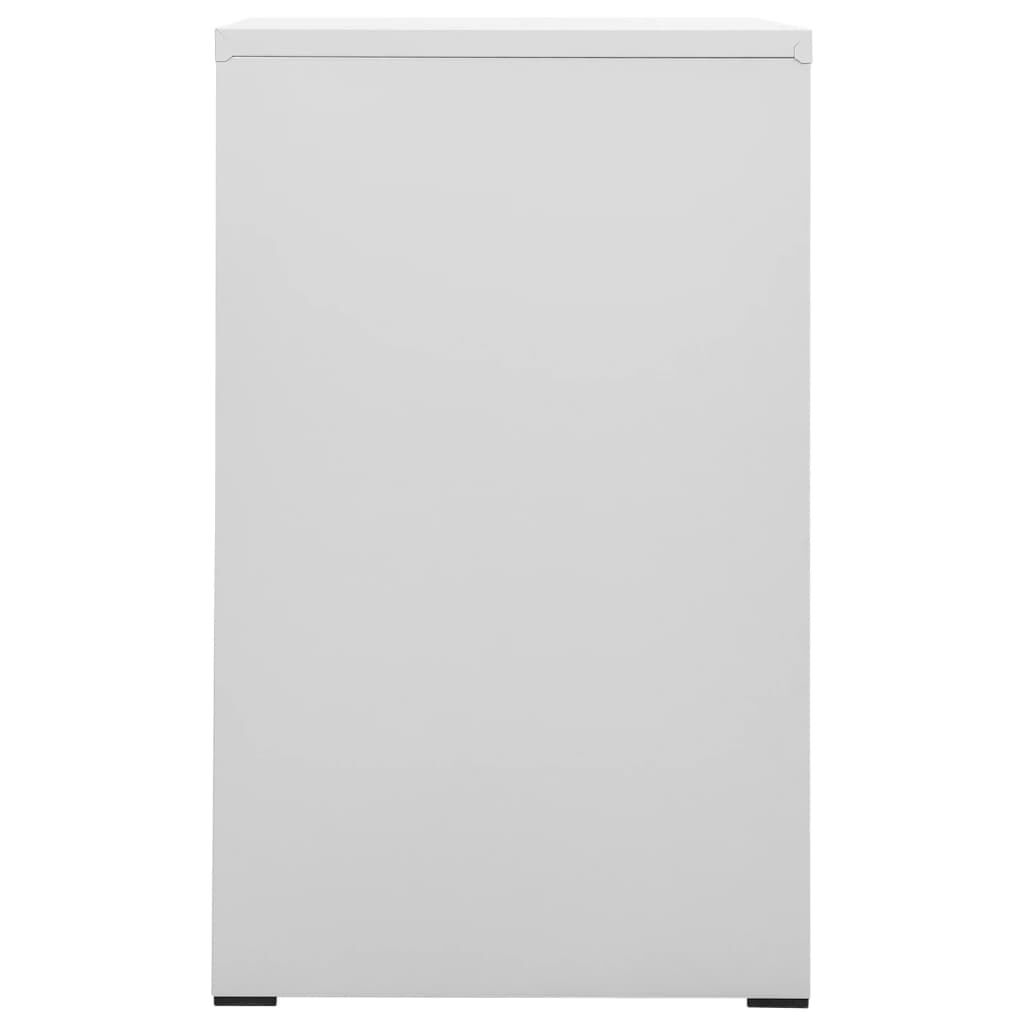 vidaXL Αρχειοθήκη Ανοιχτό Γκρι 46 x 62 x 102,5 εκ. από Ατσάλι