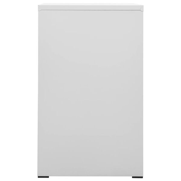 vidaXL Αρχειοθήκη Ανοιχτό Γκρι 46 x 62 x 102,5 εκ. από Ατσάλι