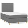 vidaXL &Kappa;&rho;&epsilon;&beta;ά&tau;&iota; Boxspring &mu;&epsilon; &Sigma;&tau;&rho;ώ&mu;&alpha; & LED &Sigma;&kappa;.&Gamma;&kappa;&rho;&iota; 120x190&epsilon;&kappa;. &Upsilon;&phi;&alpha;&sigma;&mu;ά&tau;&iota;&nu;&omicron;