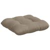 vidaXL Μαξιλάρια καθισμάτων 4 pcs Taupe 40 x 40 cm Ύφασμα Μικροΐνας