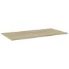 vidaXL Ράφια Βιβλιοθήκης 4 τεμ. Sonoma Δρυς 100x50x1,5 εκ. Μοριοσανίδα