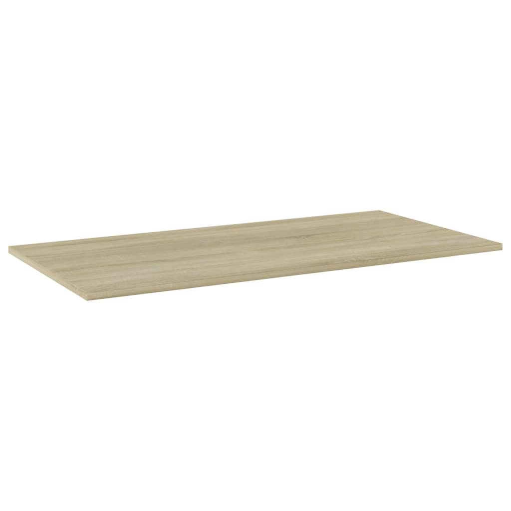 vidaXL Ράφια Βιβλιοθήκης 4 τεμ. Sonoma Δρυς 100x50x1,5 εκ. Μοριοσανίδα