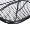 vidaXL Τραπέζι Μπαλκονιού Μαύρο 60 x 40 εκ. Ατσάλινο