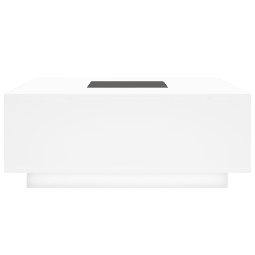 vidaXL Τραπεζάκι Σαλονιού Infinity LED Λευκό 100x100x40 εκ.