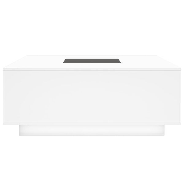 vidaXL Τραπεζάκι Σαλονιού Infinity LED Λευκό 100x100x40 εκ.