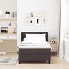 vidaXL Κρεβάτι box spring με στρώμα με στρώμα Σκούρο Καφέ 80 x 200 cm