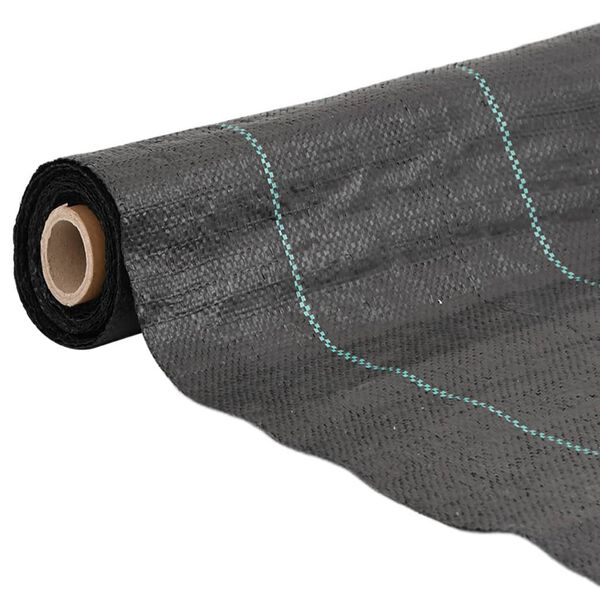 vidaXL Μεμβράνη Εδαφοκάλυψης Μαύρη 1x150 μ. από Πολυπροπυλένιο