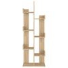 vidaXL Βιβλιοθήκη Sonoma Δρυς 48 x 25,5 x 140 εκ. από Επεξ. Ξύλο