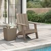 vidaXL Καρέκλα Κήπου Adirondack Αν. Καφέ 75x88,5x89,5 εκ. Πολυπρ/λένιο