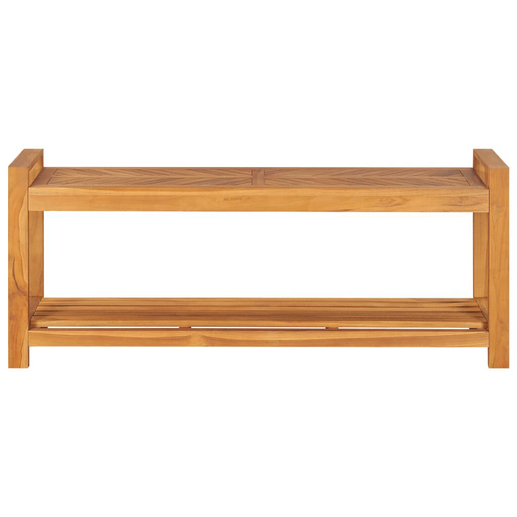 vidaXL Παγκάκι 120 εκ. από Μασίφ Ξύλο Teak