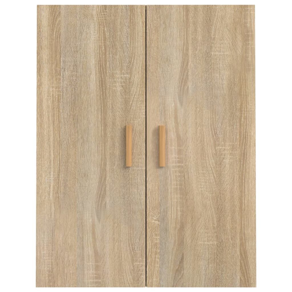 vidaXL Κρεμαστό Ντουλάπι Τοίχου Sonoma Δρυς 69,5x34x90 εκ Επεξ. Ξύλο