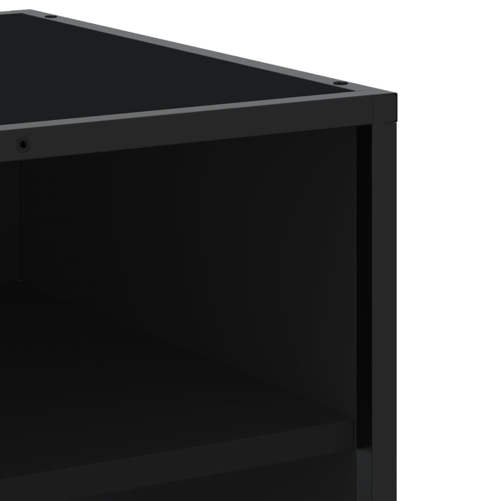vidaXL Έπιπλο Τηλεόρασης Μαύρο 180x40x46 εκ. από Επεξεργασμένο Ξύλο