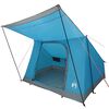 vidaXL Σκηνή Camping Μπλε 223 x 163 x 130 εκ Πολυεστέρας