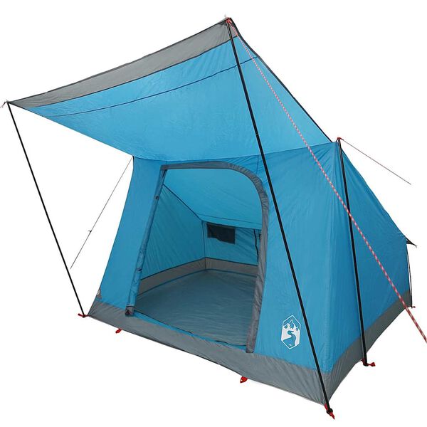 vidaXL Σκηνή Camping Μπλε 223 x 163 x 130 εκ Πολυεστέρας