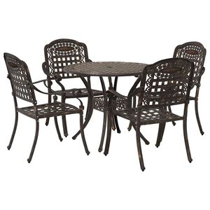 vidaXL &Sigma;έ&tau; &phi;&alpha;&gamma;&eta;&tau;&omicron;ύ &gamma;&iota;&alpha; &kappa;ή&pi;&omicron; 5 pcs &Mu;&pi;&rho;&omicron;&nu;&zeta;έ &Alpha;&lambda;&omicron;&upsilon;&mu;ί&nu;&iota;&omicron;