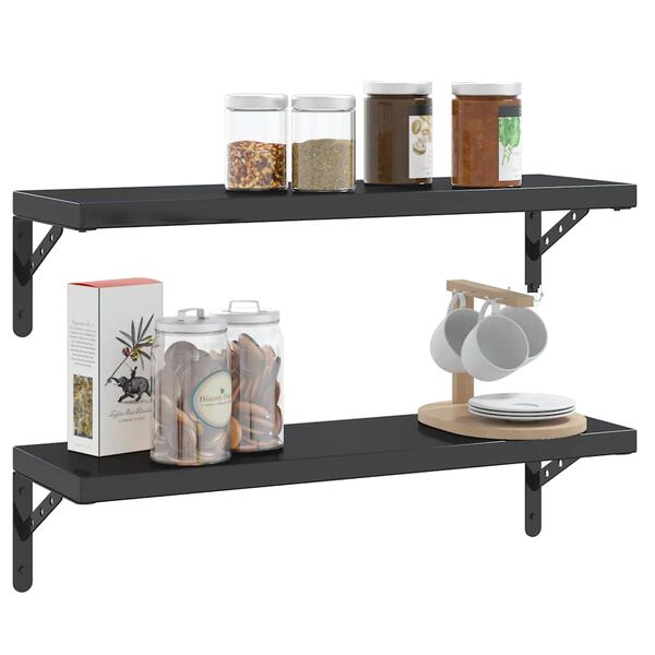 vidaXL &Sigma;&tau;&eta;&rho;ί&gamma;&mu;&alpha;&tau;&alpha; &Rho;&alpha;&phi;&iota;ώ&nu; 4 &Tau;&epsilon;&mu;. &Alpha;&sigma;&eta;&mu;ί 23,5x2,5x15,5 &Alpha;&nu;&omicron;&xi;&epsilon;ί&delta;&omega;&tau;&omicron; &Mu;&alpha;ύ&rho;&omicron;