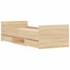 vidaXL Πλαίσιο Κρεβατιού με Κεφαλάρι/Ποδαρικό Sonoma Δρυς 75 x 190 εκ.