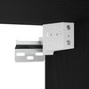 vidaXL Ντουλάπι Τηλεόρασης Τοίχου Μαύρη δρυς 60 x 30 x 40 εκ.