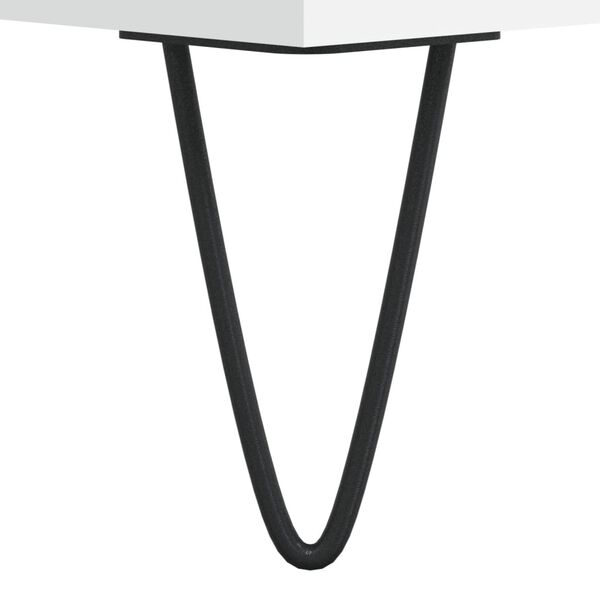 vidaXL Βιβλιοθήκη Λευκή 69,5 x 32,5 x 90 εκ. από Επεξεργασμένο Ξύλο