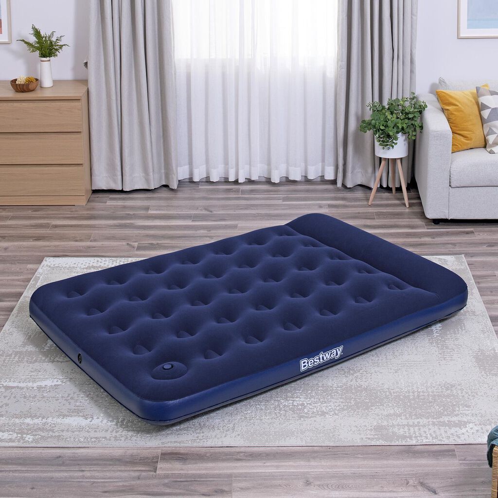 Bestway Φουσκωτό Στρώμα με Αντλία Ποδιών 191x137x28 εκ