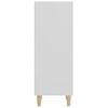 vidaXL Ντουλάπι Λευκό 34,5x32,5x90 εκ. από Επεξεργασμένο Ξύλο